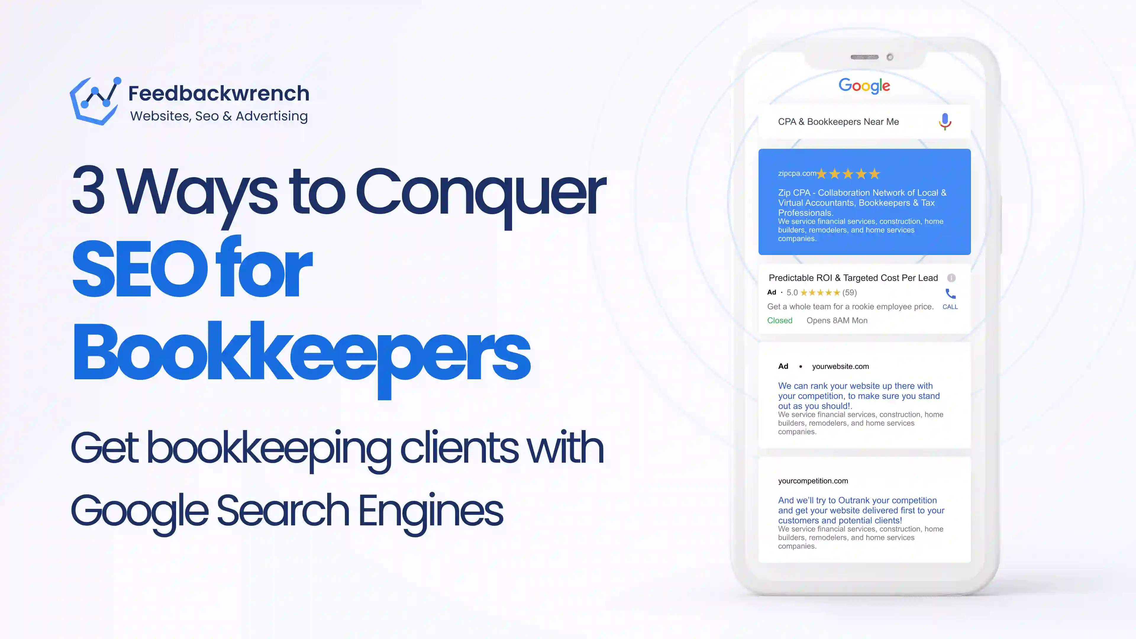 3 Tips on How to Improve SEO for Bookkeeping Companies